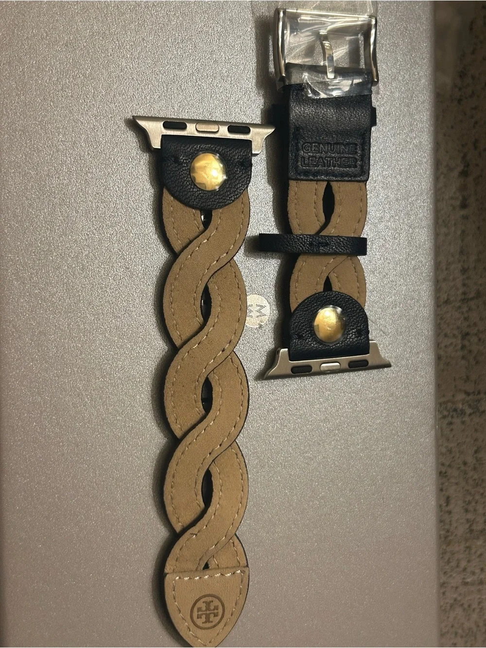 Tory Burch Miller Braided Leather Apple Watch ⌚️ Band 38-42 NWOT